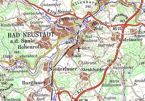 karte bad neustadt an der saale