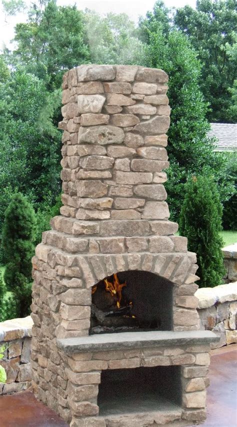 Choose from gas, wood or electric fireplaces that are vented or vent free. Stone Age Manufacturing 18" Veranda Outdoor Fireplace Kit ...