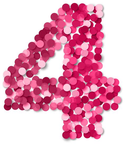 Pink Number 7 Png