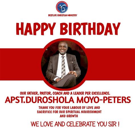 Happy Birthday To Our Bestlife Christian Ministry Hq