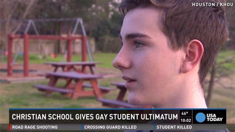 Christian School Gives Gay Student Ultimatum