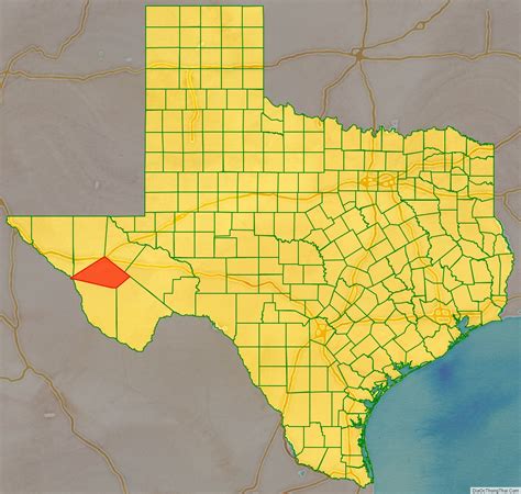 Map Of Jeff Davis County Texas Địa Ốc Thông Thái