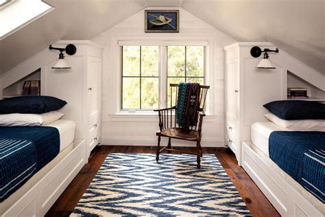 A Dusty Attic Becomes A Classic Cottage Bedroom Attic Bedroom Small