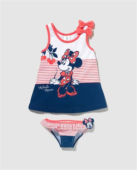 Culetín De Bebe Niña Disney Con Camiseta De Minnie · Disney · Moda · El