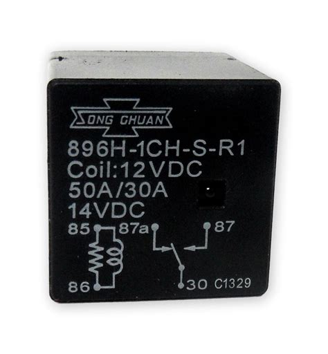 Song Chuan 896h 1ch S R1 Automotive Relay Quick Connect 12vdc 50amp