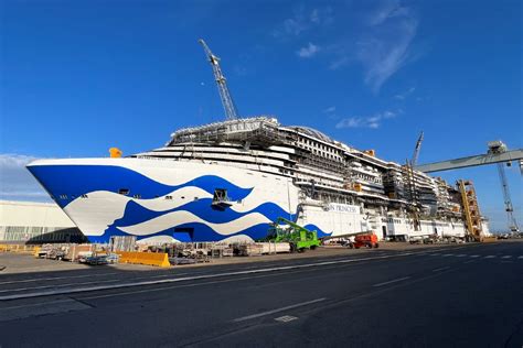 Princess Cruises First Sphere Class Ship Is Floated Out