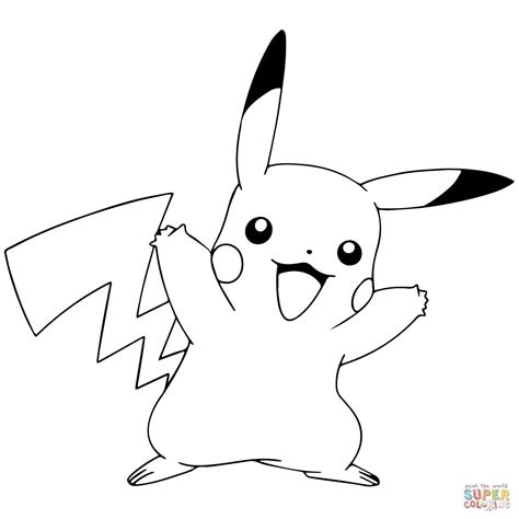 Pokemon Go Pikachu Coloring Pages Through The Thousand Photographs