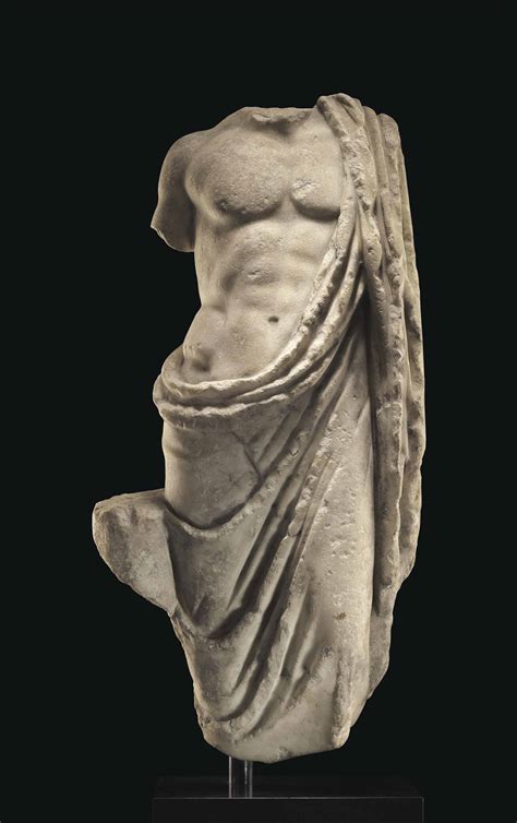 A Roman Marble Asclepius Circa 1st Century Bc 1st Century Ad