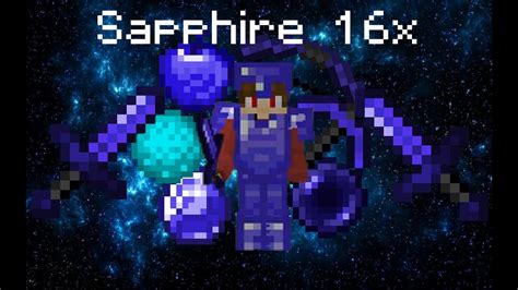 Sapphire 16x Texture Pack Release Blue Texture Pack Mcpe Youtube