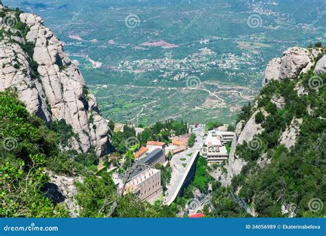 Montserrat Mountain Near Barcelona In Catalonia Stock Image Image Of