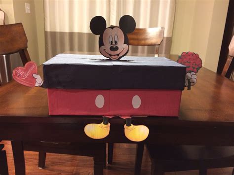 Mickey Mouse Valentines Day Box Valentines For Boys Valentines Class