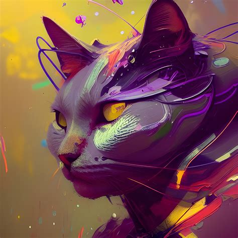 Abstract Cat By Illudox On Deviantart