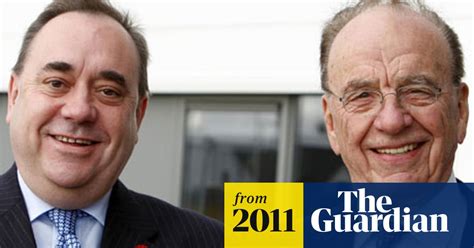 Alex Salmond Accused Of Pandering To Rupert Murdoch Alex Salmond The Guardian