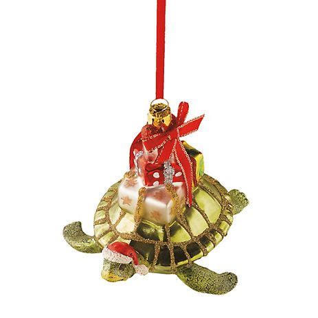 Turtle With Gifts Ornament Turtle Ornament Ornament Gifts Christmas