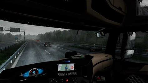 Realistic Rain By Darkcaptain 145 Ets2 Euro Truck Simulator 2 Mods