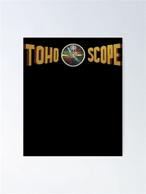 Tohoscope Logo For Fans Poster For Sale By Maximoruecker Redbubble