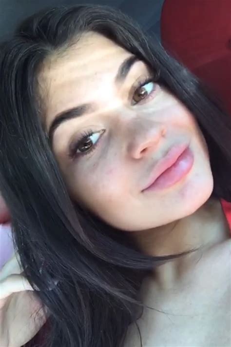 kylie jenner without makeup — bare face on snapchat hollywood life