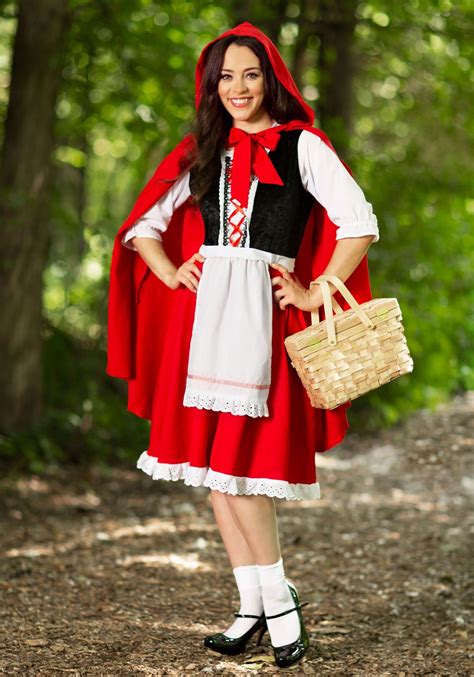 Diy costume ideas litlte red riding hood. Plus Size Little Red Riding Hood Costume - Womens Fairytale Costumes