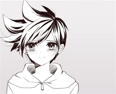 Anime Manga Black And White Drawing Anime Girl Monochrome Cartoon