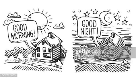Good Morning Clipart Black And White