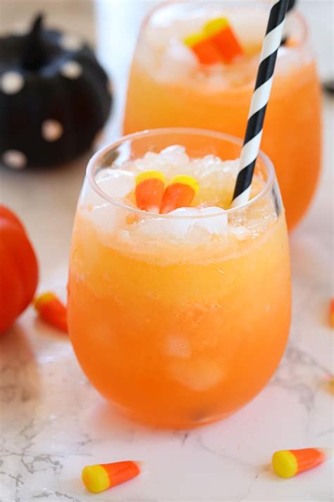 How To Make Halloween Orange Sherbet Punch Orange Sherbet Punch How