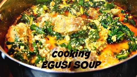 Missing egusi soup is the reason why i begged friends to help me find a place i could order nigerian food. COOKING NIGERIAN EGUSI SOUP:HOW TO - YouTube