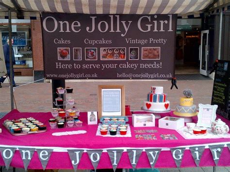 Market Stall Banner For One Jolly Girl A Hand Made Cake Decorator