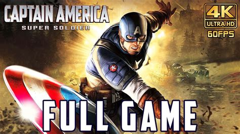 Captain America Super Soldier Full Game Walkthrough 4k 60ᶠᵖˢ No