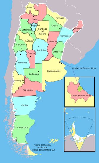 Las 23 Provincias De Argentina Y Sus Capitales Listado Completo
