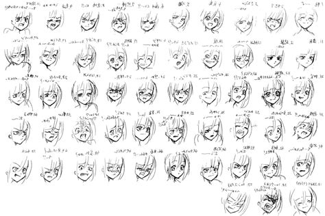 Anime Expressions Chart
