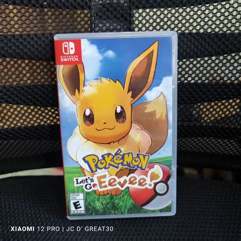 Pokemon Lets Go Eevee Switch Game Video Gaming Video Games Nintendo