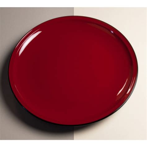 Large Plate Red 48 Cm Made In Japan Europe