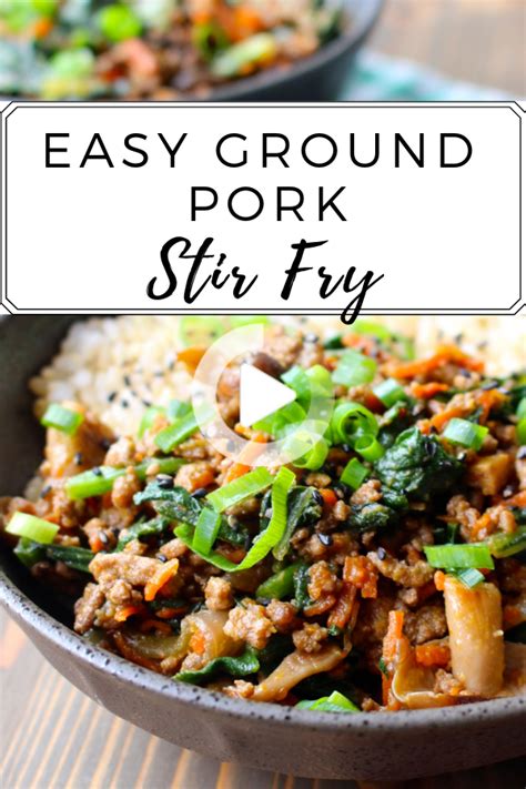 Easy Ground Pork Recipes For Dinner Mbok Recipes