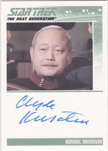 Star Trek Complete Next Generation Series 1 Clyde Kusatsu Nakamura