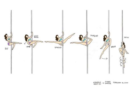 Step By Step Pole Dancing Comics By Lila Ash © 2012 2014 Lila Ash Secret Hotgirl Pole Fitness
