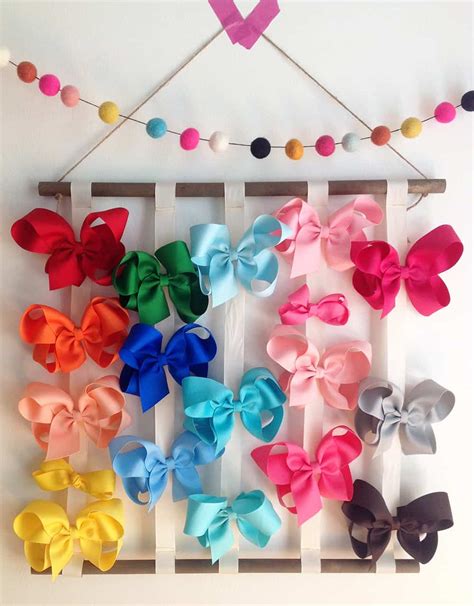 6 Adorable Diy Hair Bow Holders Diy Thought