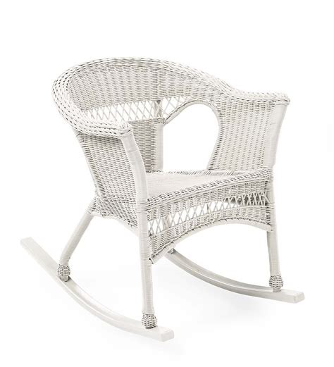 However, they can be difficult to find at. Outdoor Resin Wicker Rocker, Bright White | Wicker rocking ...