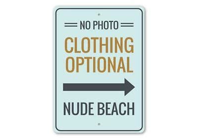 No Photo Clothing Optional Nude Beach Directional Destination