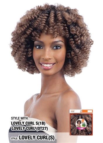 Model Model Synthetic Glance Lovely Curl Braid