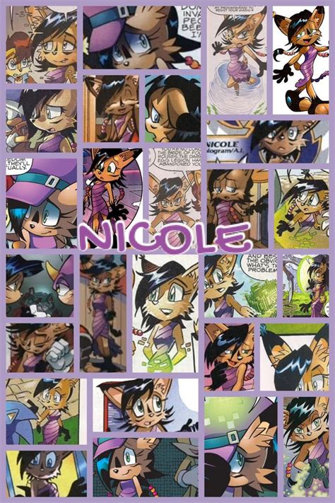 NICOLE THE HOLO LYNX Diseño de personajes Sonic fotos Dibujos