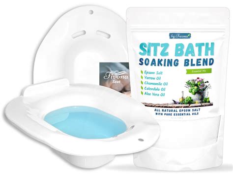 Sitz Bath Kit 2 In 1 Herbal Blend Of Epsom Salt And Natural Etsy