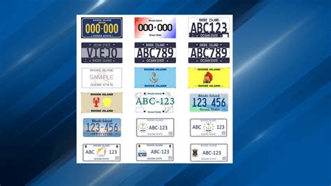 Rhode Island Releases Hundreds Of Entries In License Plate Design
