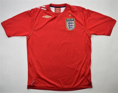 2006 08 England Shirt L Football Soccer International Teams