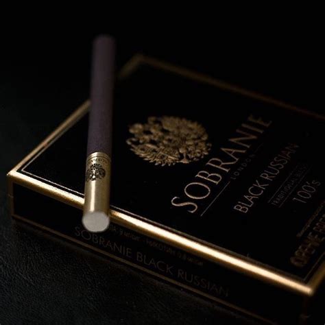 Sobranie Black Russian 100s I Did A Great Deal Of Smoking In The 80s
