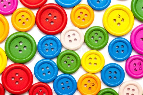 Colorful Sewing Buttons Background Stock Photo Image Of Retro
