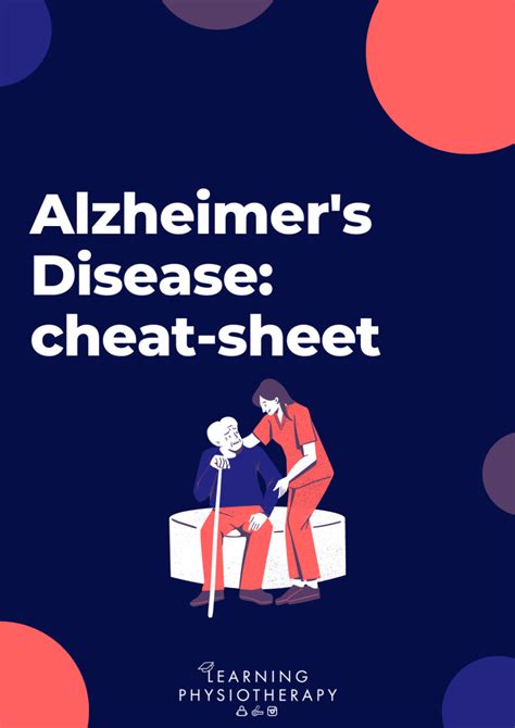 Alzheimers Disease Cheat Sheet Learning Physiotherapy