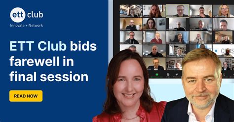 ETT Club bids farewell after almost four years