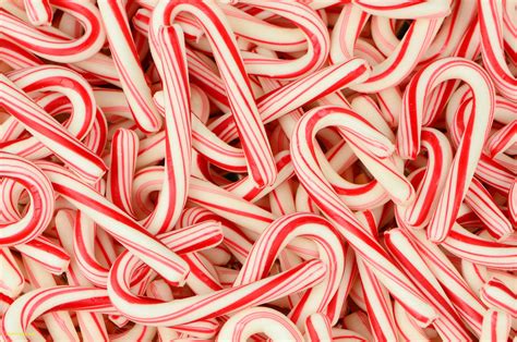 Download Red And White Candy Cane Wallpaper