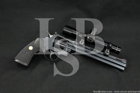 Colt Python Hunter 8″ Blue 357 Magnum Revolver And Leupold Scope Mfd