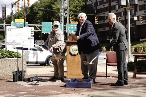 West Virginia Governor Holds Groundbreaking Ceremony For Wheeling Streetscape Project Construction